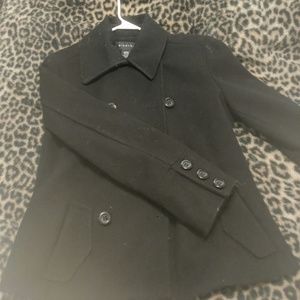 EUC Black peacoat